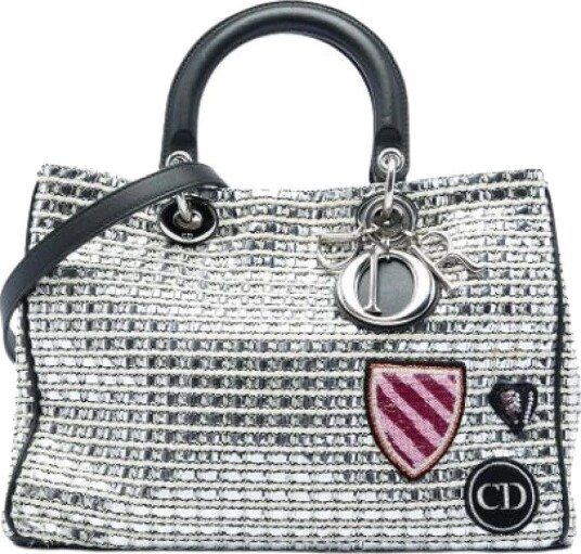 Dior Vintage Dame Pre owned Grå ONE SIZE,