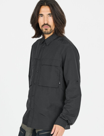 Whistler Elm M L-S Shirt - Black - L Whistler Elm M L-S Shirt - Black - L