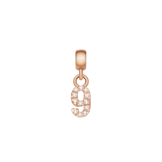 Daniel Wellington DW Charm Number 9 Rose Gold Daniel Wellington DW Charm Number 9 Rose Gold