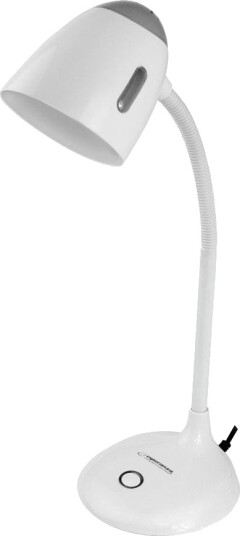 Esperanza Electra skrivebordslampe   E27 12W LED fleksibel arm   svart