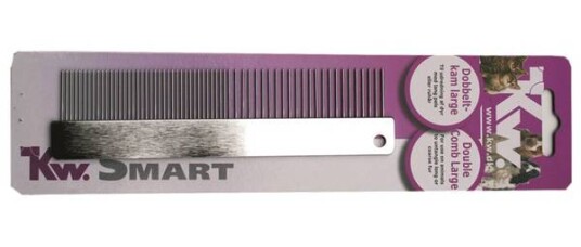 Kw Hunde- & Katteartikler Kw Smart Dobbeltkam Stor Kw Hunde- & Katteartikler Kw Smart Dobbeltkam Stor