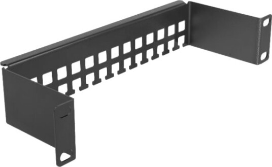 Delock Styringsskinne For Rackkabel Svart 1U 10" 66678