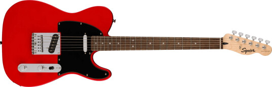 Squier Sonic Telecaster, Laurel Svart Pickguard, Torino Rød