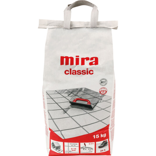 MIRA CLASSIC 121 MØRK GRÅ 15 KG