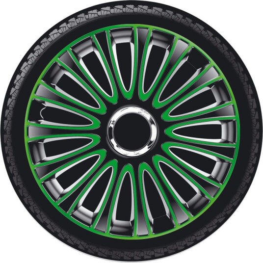 ARGO 15 LEMANS PRO GREEN BLACK Hjulkapsler