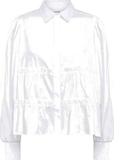 Levete Room Skjorte Lr Isla Solid 95 Hvit Levete Room Skjorte Lr Isla Solid 95 Hvit