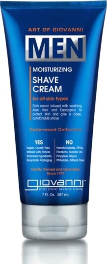 Giovanni fuktighetsgivende barberkrem 207 ml