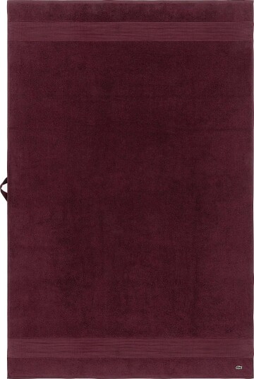 Lacoste Home Llecroco Bath Sheet BORDEAU 100X150 cm