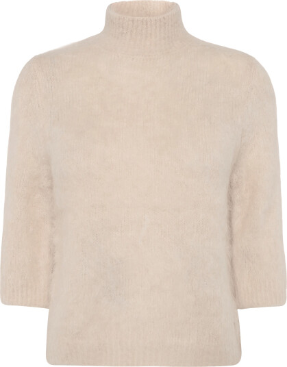by Ti Mo Hairy Knit Turtleneck Cream XL by Ti Mo Hairy Knit Turtleneck Cream XL
