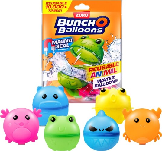 Bunch O Balloons Vannleker Gjenbrukbare Vannballonger 6 stk. Bunch O Balloons Onesize Leketøy