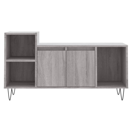 vidaXL TV-benk grå sonoma 100x35x55 cm konstruert tre 8721012113619 vidaXL TV-benk grå sonoma 100x35x55 cm konstruert tre 8721012113619