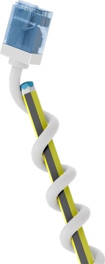 Goobay 74286 1 M Cat6a U/Utp Rj 45 Rj 45 Hvit