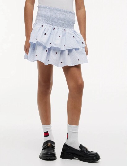 Tommy Hilfiger Star Stripes Skirt   Blue   122