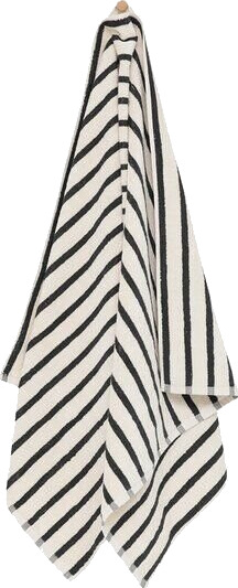 Høie Everyday stripe håndkle 50x90 cm antrasitt Høie Everyday stripe håndkle 50x90 cm antrasitt