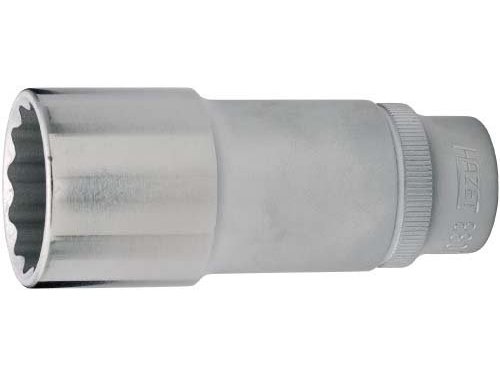 Hazet 880Tz-9, 1 Stykker, 12-Punkts, 76,2 / 8 Mm (3 / 8"), Kromvanadiumstål, 5,4 Cm, 37 G Hazet 880Tz-9, 1 Stykker, 12-Punkts, 76,2 / 8 Mm (3 / 8"), Kromvanadiumstål, 5,4 Cm, 37 G