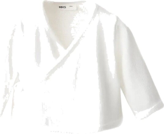 Mango Double Breasted Cardigan NATURAL WHITE 1 3M Mango Double Breasted Cardigan NATURAL WHITE 1 3M