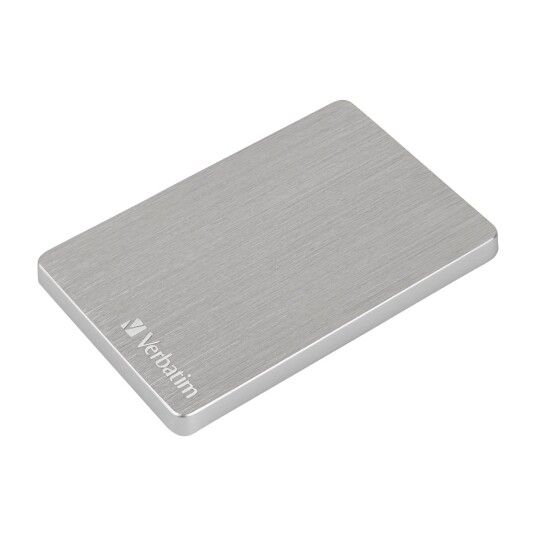 Verbatim Store "n" Go ALU ekstern harddisk 1 TB sølv 53663 Verbatim Store "n" Go ALU ekstern harddisk 1 TB sølv 53663