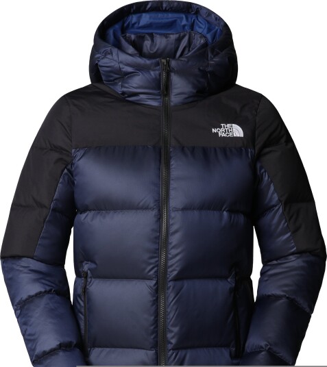 The North Face Women's Diablo Down 2.0 Hooded Jacket Estate Blue Black Heather L