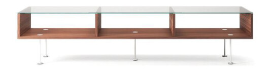 Decotique Vogue Salongbord 45x165 Valnøtt/hvitt