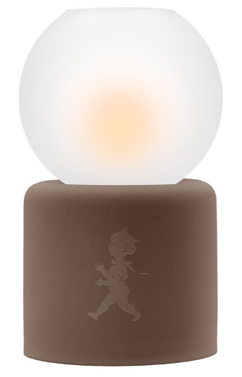 Solstickan   Globe telysholder 17 cm brun