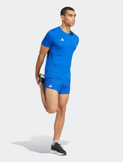 adidas Performance Adizero E Tee - Blue - XXL
