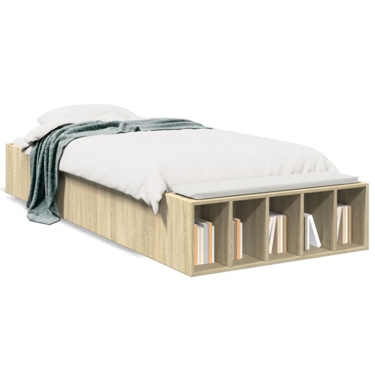  Sengeramme sonoma eik 90x190 cm konstruert tre 8721102622700