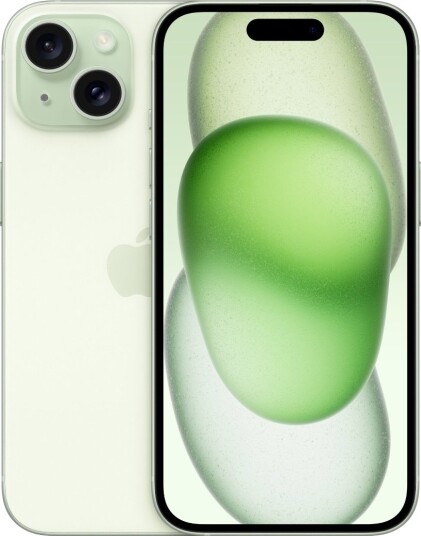 Apple iPhone 15 256GB 5G Smartphone med OLED-skjerm i Grønn
