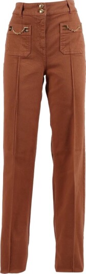 Elisabetta Franchi, Dame, Bukser, Brun, W27,