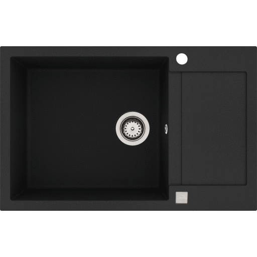 Lavabo Saturn 790 kjøkkenvask 78x50 cm sort Lavabo Saturn 790 kjøkkenvask 78x50 cm sort