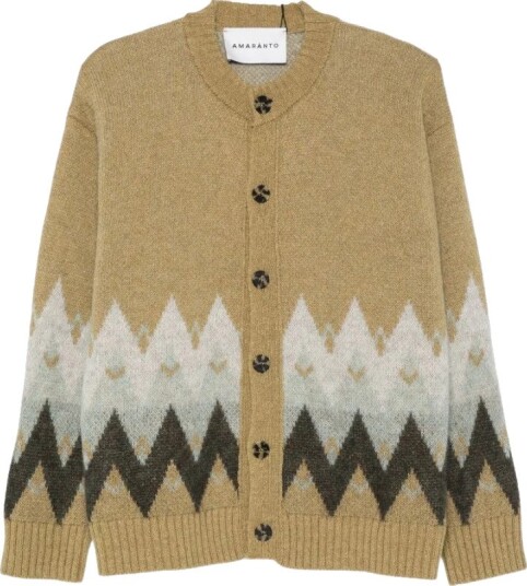 Amaránto Herre Strikkevarer Beige XL,