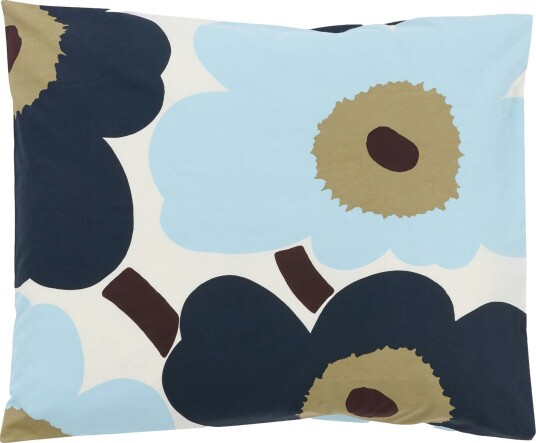 Unikko Putevar 50x75 cm, Off-white / Blueberry