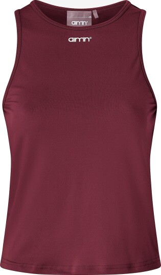 Aim'n Treningstopp Soft Basic Singlet Rød