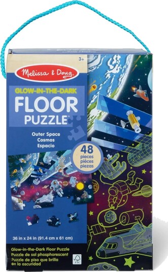 Melissa & Doug Gulvpuslespill 48 Brikker Selvlysende Verdensrommet Melissa & Doug Gulvpuslespill 48 Brikker Selvlysende Verdensrommet