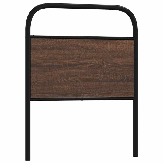  Hodegavl brun eik 75 cm stål og konstruert tre 8721158564276