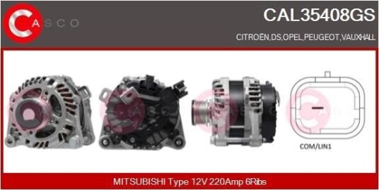 Dynamo CASCO CAL35408GS Dynamo CASCO CAL35408GS