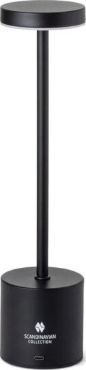 Scandinavian Collection Touch Bordlampe   Oppladbar 6 Timer   Svart