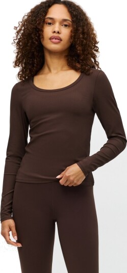 Röhnisch Rib Drymotion Long Sleeve Brun XXL