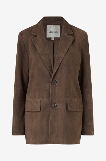 My Essential Wardrobe Dressjakke Taramw Suede Brun