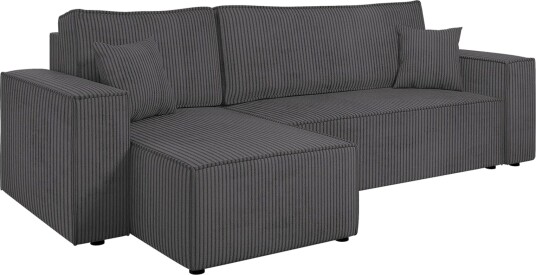 Magston 3 seters Hjørnesovesofa Grå