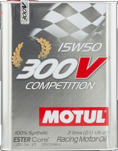 Motorolje MOTUL 300V COMPETITION 15W50 2L ESTER CORE