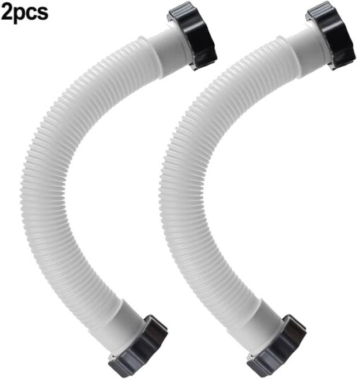 Pakke med 38 mm bassengfilterpumpe erstatningsslange filterpumpe koblingsslange tilbehør for Intex