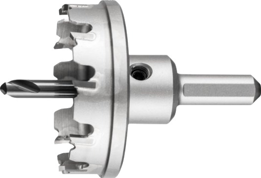 Pferd Tc Hole Cutter Flat Version 8 Mm, Shank Dia. 10 Mm, 5,4 Cm