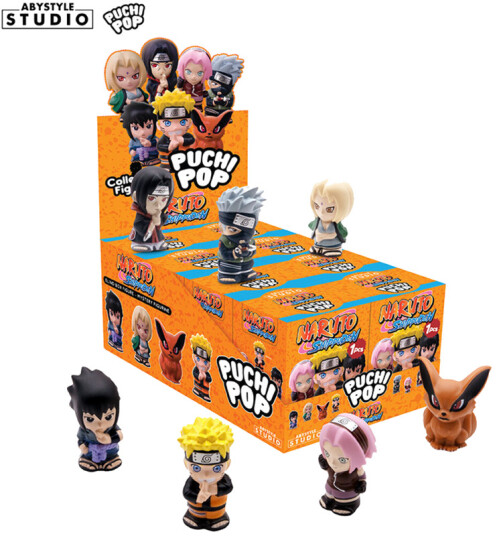 Naruto Shippuden Puchipop 8pc Figurine Blind Box PDQ