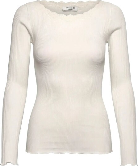 Rosemunde Rwbaybay Ls Boatneck Lace T Shirt   Cream   XS