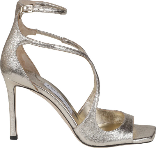 Jimmy Choo, Dame, Sko, Grå, 38 1/2 EU,