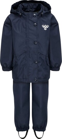 Hummel Hmlreva Rainsuit Mini Blue 80 Hummel Hmlreva Rainsuit Mini Blue 80