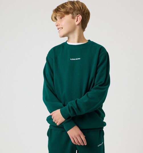 Björn Borg Borg Classic Sweatshirt RAIN FOREST 146 152 Björn Borg Borg Classic Sweatshirt RAIN FOREST 146 152