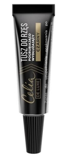 Celia De Luxe Fortykkende Og Forlengende Mascara I Tube / Refill Sort 5G
