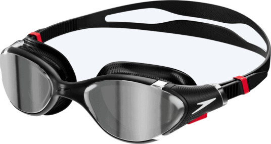 Speedo mosjons svømmebriller Biofuse 2.0 Svart Silver mirror Speedo mosjons svømmebriller Biofuse 2.0 Svart Silver mirror