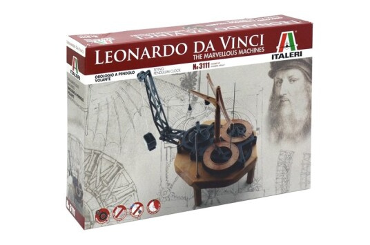 Italeri Pendelklokke modellsett Leonardo Da Vinci Italeri Pendelklokke modellsett Leonardo Da Vinci